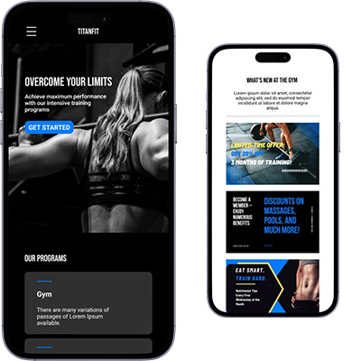Titanfit – Gym Website