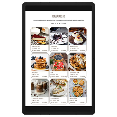 All About Sweets – Sweet Recipes Website